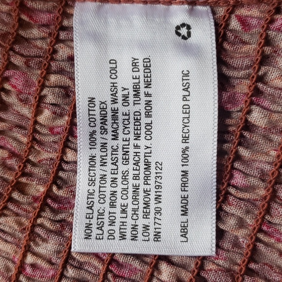 Ava & Viv Geometric Puffed Sleeve Blouse Size 1X NWT - 2/$15 - Picture 7 of 8